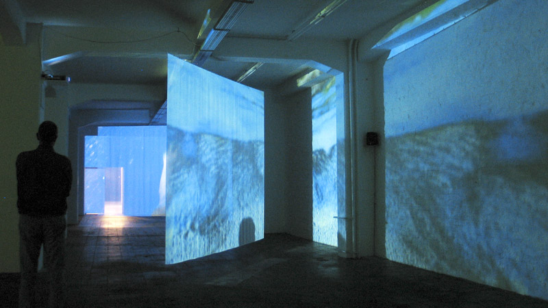 Loslaufen – Video- und Klanginstallation – Kunstwerk Koeln 2006