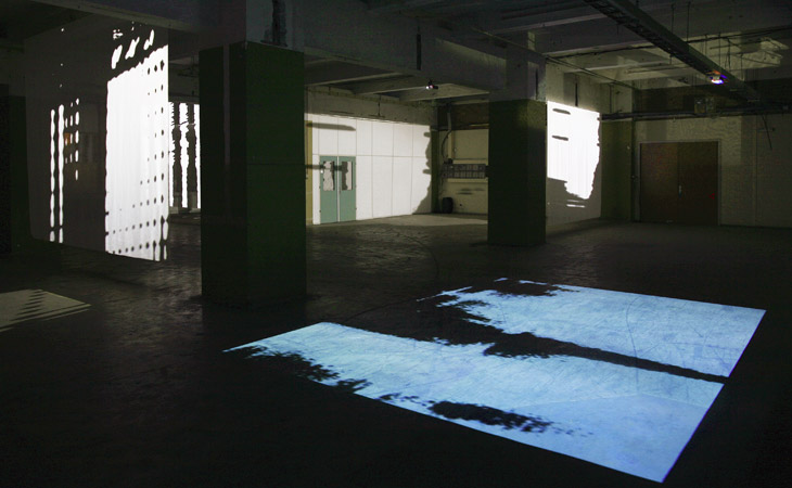 Lowlights – Videoprojektionen als Rauminstallation – Glow Festival of Light in Art and Architecture Eindhoven 2008